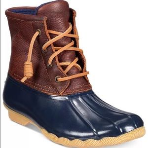 SPERRY Saltwater Duck Booties Size 9